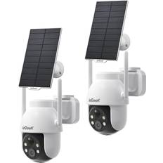 2K Solar Security Camera 2pcs