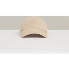 Reiss Headgear Reiss Elias Cotton Logo Embroidered Baseball Cap - Washed Stone