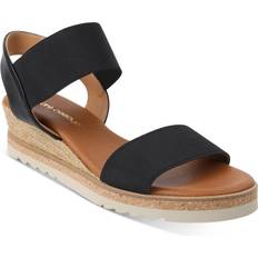 André Assous Neveah Wedge Heel Sandals - Black