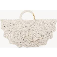 Stoffen tassen Chloe Paravent Bracelet Bag Petit Sac Cabas Crochet - Blanc