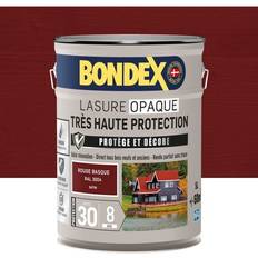 Bondex Lasure Opaque Très Haute Protection 5L Rouge Basque RAL 3004 Rouge