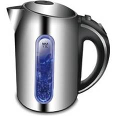 ExtraStar Cordless Kettle 1.7L Stainless Steel Body with LED Indicator Light