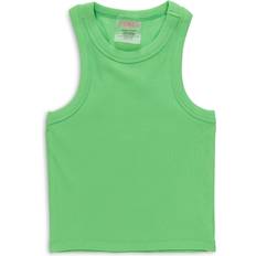 Green Tank Tops Children's Clothing Terez Girls' Ribbed Tank Top - Little Kid