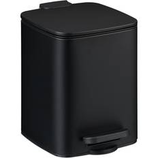Relaxdays Bathroom Waste Bin 6 Litre Pedal