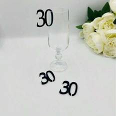 Shein Birthday Number Glass Markers 30th