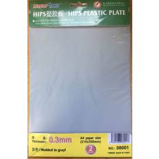 Plastic Sheets Trumpeter HIPS 0.3mm Plastic Sheet 210mm x 300mm x 2pc