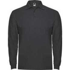 Yellow Polo Shirts Estrella Long-Sleeved Polo Shirt - Jet Black
