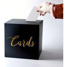 Gift card Shein Black And White Foil Design Gift Card Box