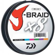 Fishing Equipment Daiwa J Braid 300m 8 Strand Round Braid Line 50lb Multi Color