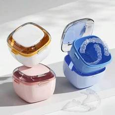 Shein Dual Layer Portable Dental Retainer Case