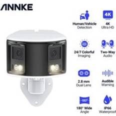Surveillance Cameras Annke 8MP Poe Security Protection Camera