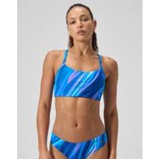 Speedo Dam Bikiniöverdelar Speedo Women's Printed Bikini Top - Blue/Teal