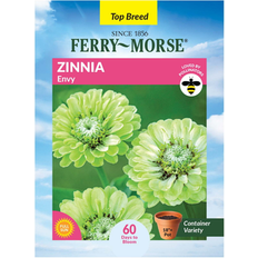 Flower Seeds Ferry-Morse 400MG Zinnia Envy Annual Flower Seeds Full Sun
