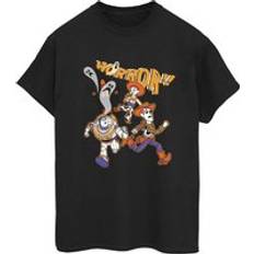 Toy Story Horror Run Away Cotton Boyfriend Halloween T-Shirt - Black