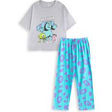 Disney Disney Monsters Inc Short Sleeve Long Leg Pyjama Set - Womens - Multicoloured