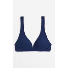 Recycled Materials Bikini Tops H&M Push-Up Bikini Top - Blue