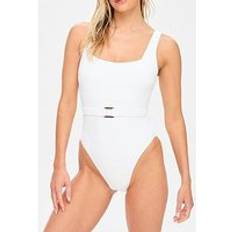 KBX KBX Swim Crinkle Swimsuit - White