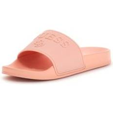 Pink Slides Guess Slide Logo - Light Pink