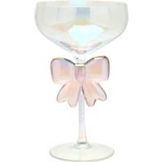 Iridescent Bow Martini Clear One Size