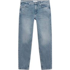 Mango Herre Jeans Mango Volt Regular Fit Jeans - Dark Blue