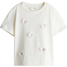 H&M Motif Detail T-shirt - White