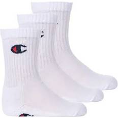 Strumpor Crew Socks 3-Pack - Vit