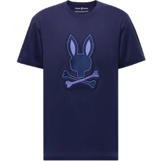 Psycho Bunny Mens New Castle Graphic Tee - Evening Blue