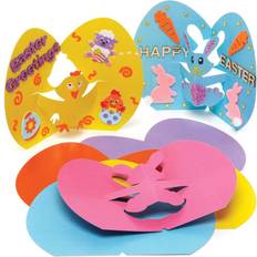 Baker Ross Chick Bunny Pop-out Greeting Cards Pack of 15cm x 9.5cm