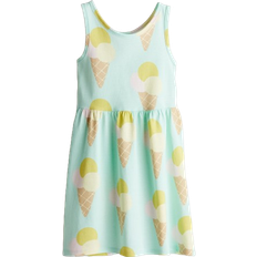 H&M Gemustertes Baumwollkleid - Grün