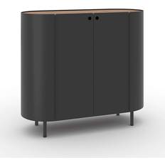 Elements Griffin Black Sideboard 100x90cm
