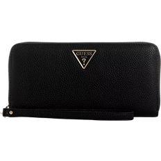 Guess Micaela Boxed Large Zip Around Wallet - Black