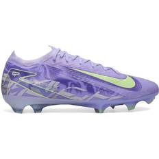 Flyknit Sportssko Nike Zoom Mercurial Vapor 16 Elite FG M - Purple Agate/Barely Volt