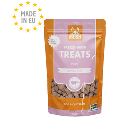 Mush Husdjur Mush Treats Frystorkad Gris Hund- och Kattgodis 55 g