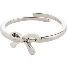 Silverpläterad Ringar Pilgrim Lulu Bow Stack Ring Silver Pla