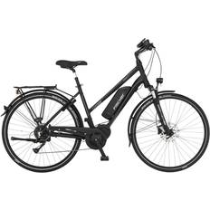 Centreret - Dame El-mountainbikes Fischer Pedelec Trekking VIATOR 3.0 28" Black Matt