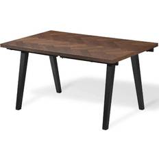 Nimara Madelina Lacquered Oak Veneer In Smoked Oak Spisebord 90x240cm