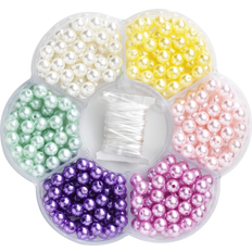 Panduro Hobby Perleeske Blomst Pastell 300st