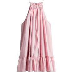 H&M Frill-Detail Sleeveless Dress - Pink