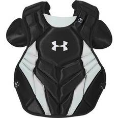 Catchers Gear Under Armour Victory Series 4 NOCSAE Certified 15.5" Baseball Catcher's Chest Protector Black