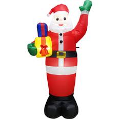 Vestidos Christmas Inflatable Santa Claus Lighted Blow Up Yard Decoration