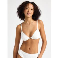 Lindex Unpadded Bikini Bra With Embroidery