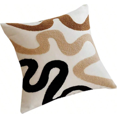Shein Creative & Fashionable Soft Fluffy Tassel Pillow Cover 1 pc Hovedpudebetræk Multifarve (45x45cm)