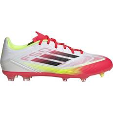 adidas F50 League FG/MG - Cloud White/Core Black/Solar Yellow