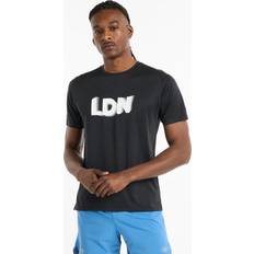 New Balance Men Clothing New Balance Men's London Edition Athletics T-Shirt - Black