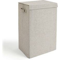 Dunelm Coastal Stripe Laundry Basket