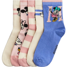 H&M Flicka 5-Pack Strumpor Med Motiv - Dimrosa/Mimmi Pigg