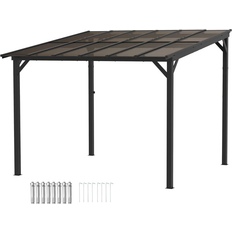 Gazebo 3x3m OutSunny Free Standing Garden Gazebo 3x3 m