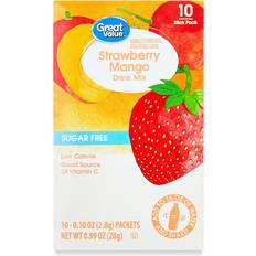 Great Value Strawberry Mango Drink Mix 0.99oz 10pcs 1pack