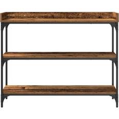 vidaXL Konsolbord Gamla Trä 100 x 30 x 80 cm Målade Trä och Stål Avlastningsbord