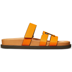 LWG (Leather Working Group) Slides Tory Burch Ines - Verano Orange/Camello
